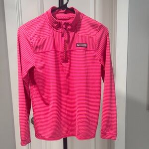 Vineyard Vines Pink Striped Kids Sweatshirt